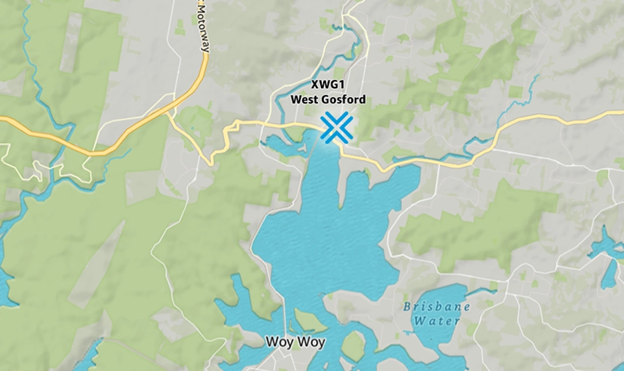 Map of locations